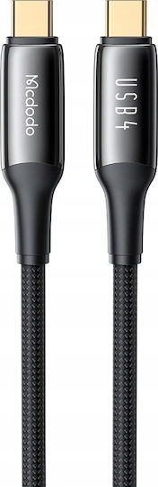 Mcdodo USB 2.0 Cable USB-C male - USB-C 240W PD Μαύρο 1m CA-2990