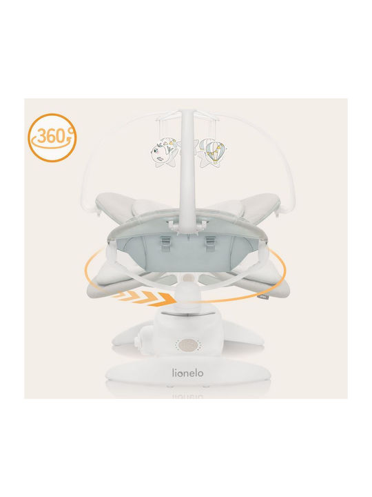 Lionelo Electric Baby Relax Mell with Music Beige Sand for Child up to 9kg