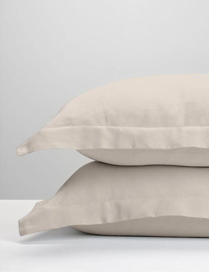 Sunshine Sheet King Size with Elastic 180x200+35cm. Satin Beige