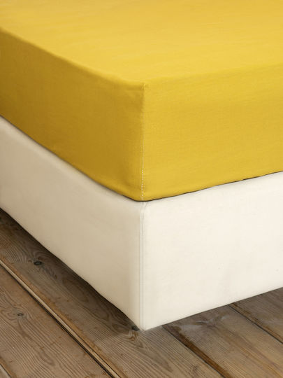 Nima Sheet Semi Double 180x260cm. Unicolors Gold Harvest
