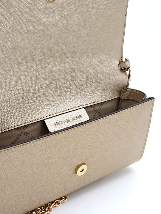 Logo Leather Women's Bag Crossbody Gold
