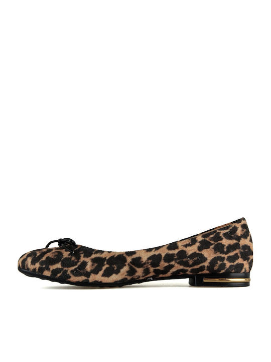 Damen Ballerinas in Braun Farbe