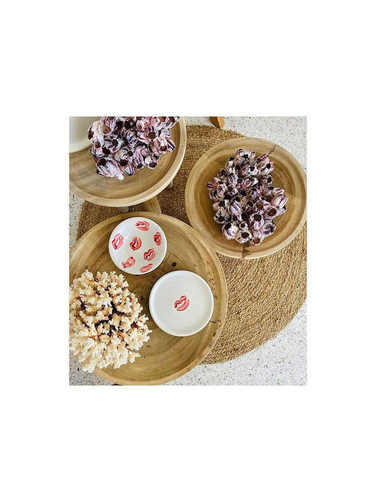 Rhea Kalo Ceramic Cigarette Ashtray Red Rhea Kalo Squashed Ashtray