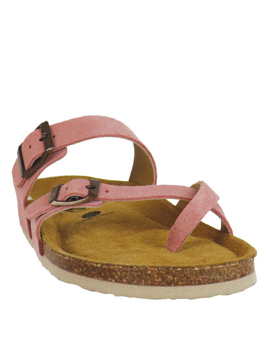 Plakton Women's Flat Sandals Anatomic in Pink Color