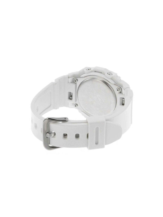 Casio Baby-g Uhr mit Weiß Kautschukarmband