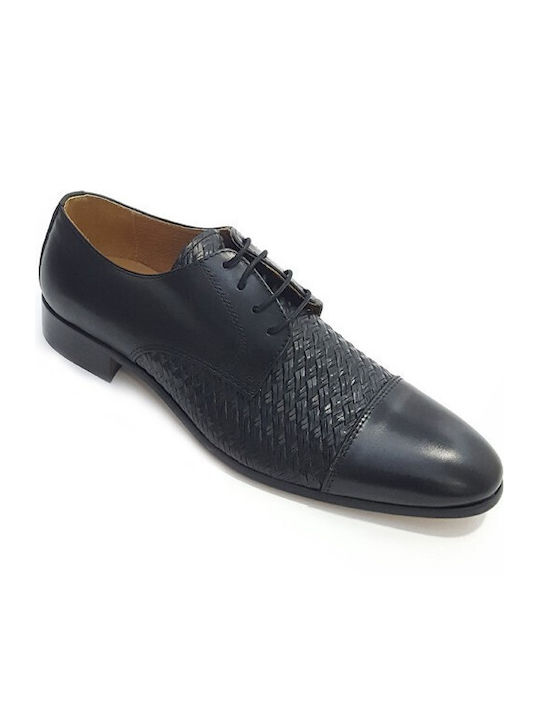 Yes London Men's Dress Shoes Black