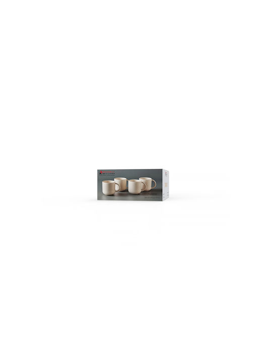 Maxwell & Williams Mug Ceramic Beige 360ml 4pcs