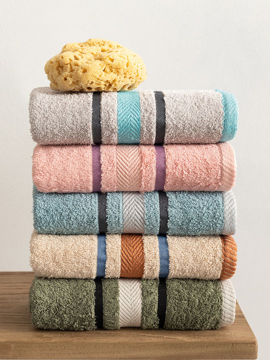 Palamaiki 3pc Bath Towel Set Nat Fog Weight 450gr/m²