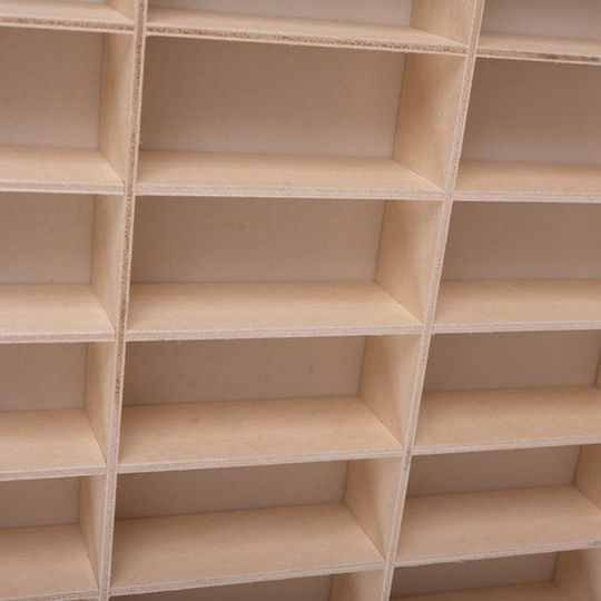 Детски Рафт За Стена Бежов 50x4.5x78.5см