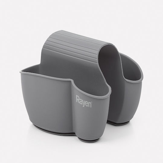 Rayen Suport Pentru Burete Din Plastic Gri 12.5x9.5cm