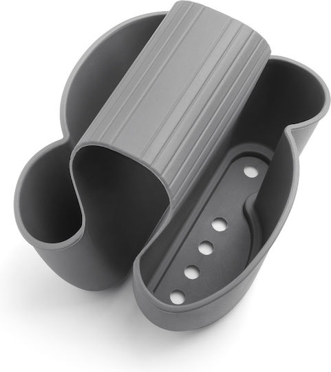 Rayen Suport Pentru Burete Din Plastic Gri 12.5x9.5cm
