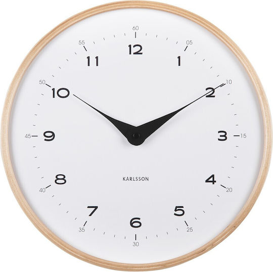 Karlsson Wall Clock Beige Ø30cm