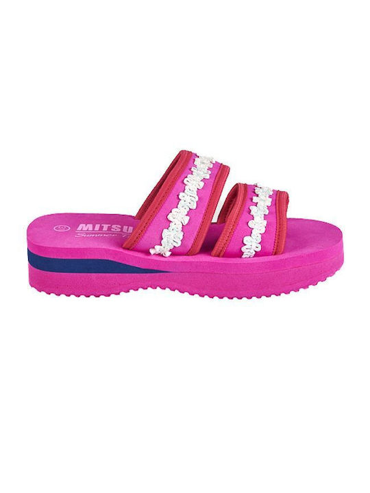 Mitsuko Kids' Slides Fuchsia