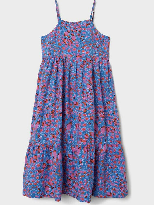 Kinderkleid Ärmellos Blue