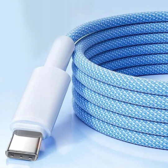USB 2.0 Cable USB-C male - USB-C 60W Μπλε 1m CO2-0133