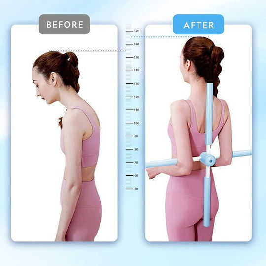 Aerobic Stretch Bar Correcting Back Posture 80 Cm Blue