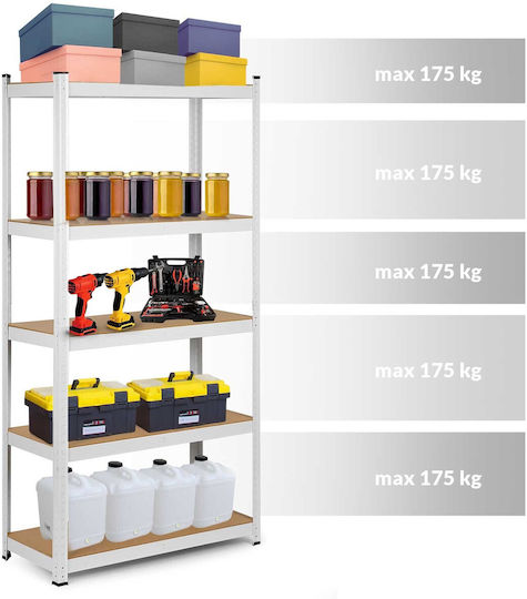 Humberg Dexion Shelf 90x30x180cm With 5 Shelves Total Load Capacity 875kg