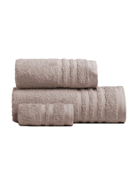 Melinen Bath Towel Premio 80x150cm Greige Weight 600gr/m²