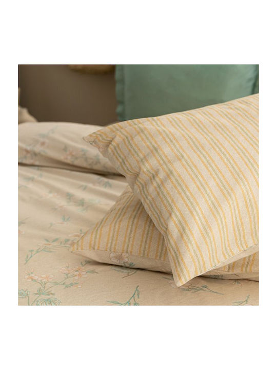Palamaiki Set Cearșafuri Single 170x260cm. Fashion Life Fl6239 Bej 3buc