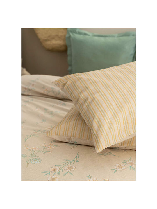 Palamaiki Set Cearșafuri Single 170x260cm. Fashion Life Fl6239 Bej 3buc