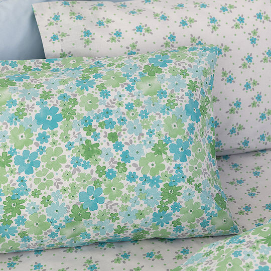 Palamaiki Сет Чаршафи с Ластик 110x200+30см. Fashion Life Fl6232 Зелен 3бр