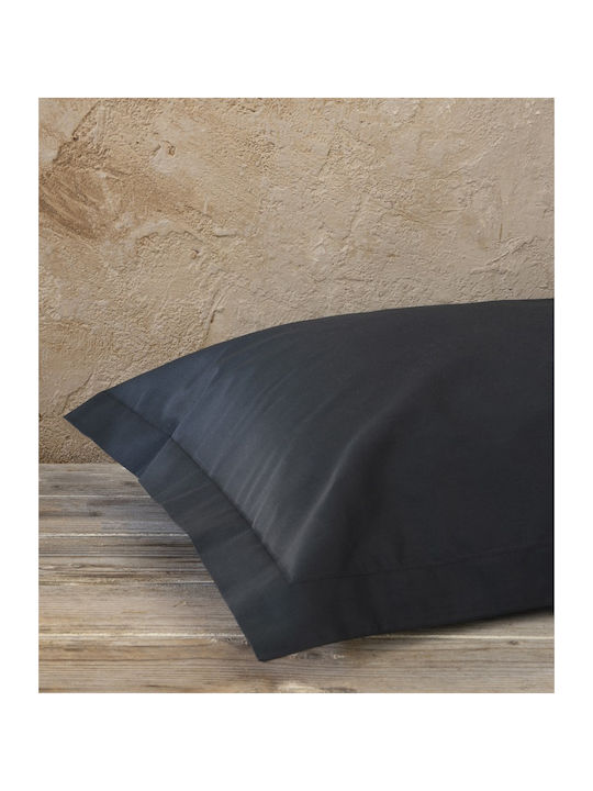 Nima Sheet Super-Double with Elastic 165x205+35cm. Superior Black