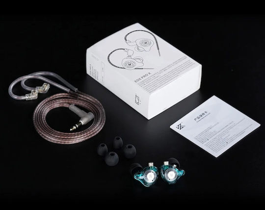 KZ Ακουστικά Ψείρες In Ear Edx Pro X Διάφανα