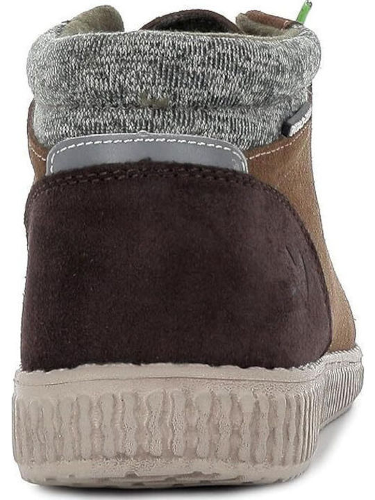 Wp150 Men's Leather Moccasins Brown