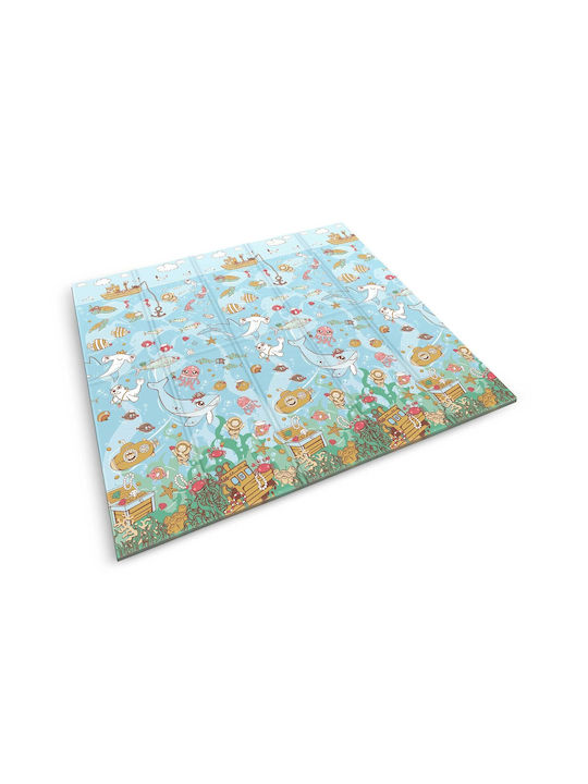 Nukido Spielmatte Hellblau 200x180cm Dicke 10mm