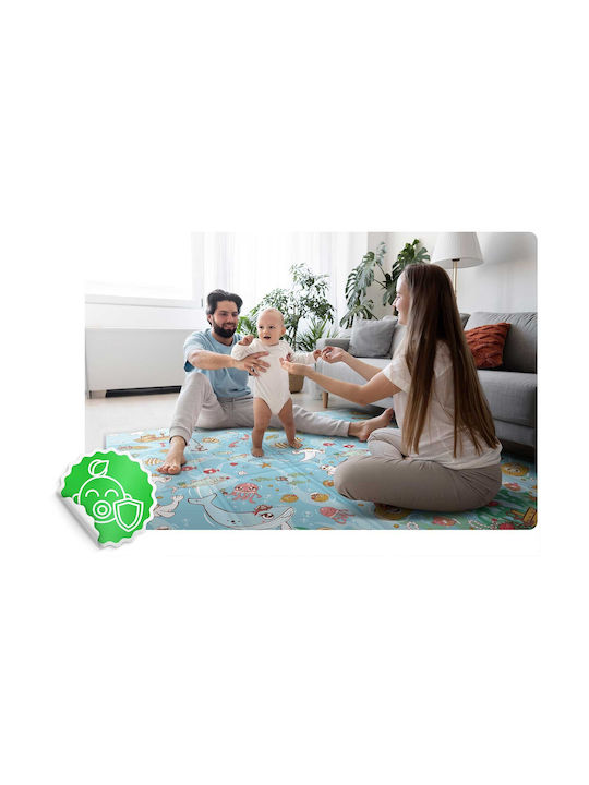Nukido Activity Mat Albastru deschis 200x180cm Thickness 10mm