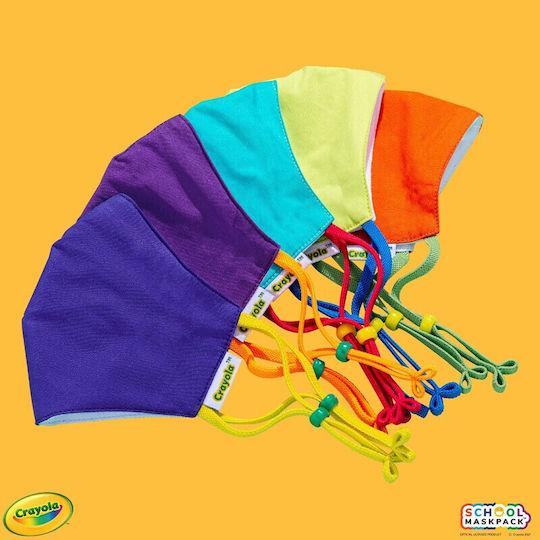 Crayola Маска за защита Тъканна за деца 5бр