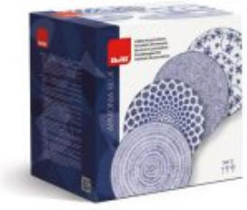 Ibili Albastru Porțelan Set de Vase 12buc