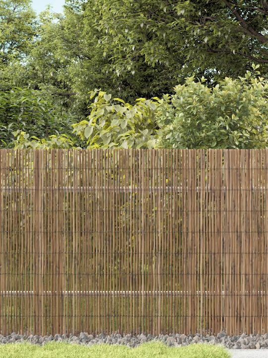 vidaXL Bamboo Fencing with Whole Reed Bamboo 80x1000cm