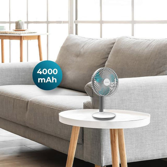 Cecotec Energy Silence 4000 Επιτραπέζιος Ανεμιστήρας 40W Διαμέτρου 15cm Γκρι
