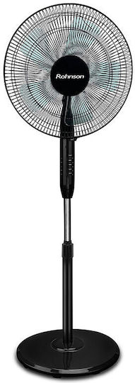 Rohnson Ventilator Pe Piedestal 45W Diametru 40cm Cu Telecomandă Negru