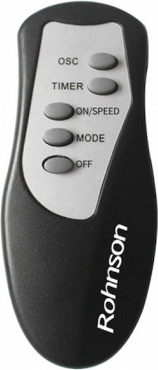Rohnson Ventilator Pe Piedestal 45W Diametru 40cm Cu Telecomandă Negru