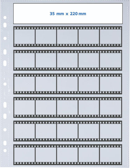 Herma Negative pockets PP Clear 25 Sheets/5-Strips Camera Accessory 7761