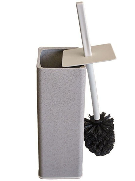 Viomes Stone 285.6 Plastic Toilet Brush Brown