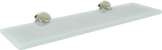 Verdi Omicron Wall Mounted Bathroom Shelf Glass 40x12.5x4.4cm