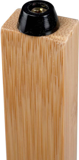 Alpina Appliances Boden Badezimmerregal Bamboo mit 5 Regalböden 33x32x141cm Braun