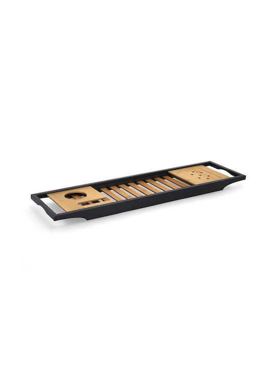 Zeller Επιτοίχια Ραφιέρα Μπάνιου Bamboo 70x20x3.5cm