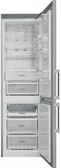 Whirlpool Combină frigorifică 355lt NoFrost Î201.3xL59.5xA65.5cm. Inox W9 941A IX H