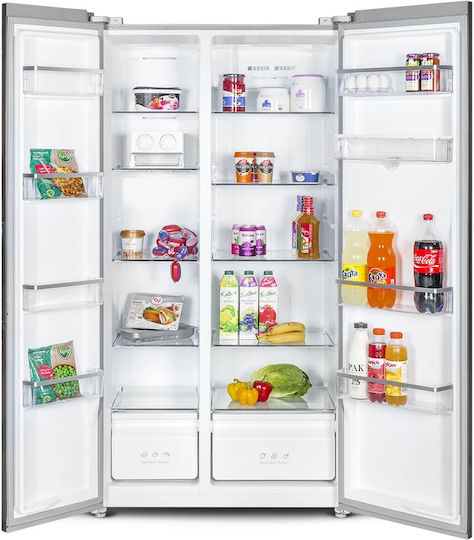 Morris Side-by-Side Kühlschrank 503Es Total NoFrost H176.8xB92xT63cm. Inox T74506ESN