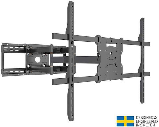 Multibrackets M Universal Long Reach Arm 980mm SD Dual Suport TV de perete cu braț până la 110" și 125kg Negru