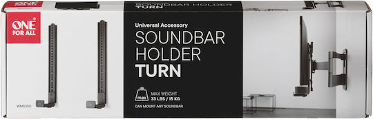 One For All One All WM5350 Wandhalterung für Fernseher bis 15kg Schwarz