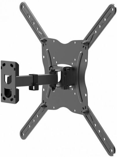 Serioux SRXA-TV3101X Βάση Τηλεόρασης Τοίχου έως 65" και 30kg Μαύρο