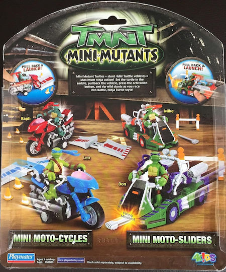 Action Figure Mini Mutants Moto Slider Donatello