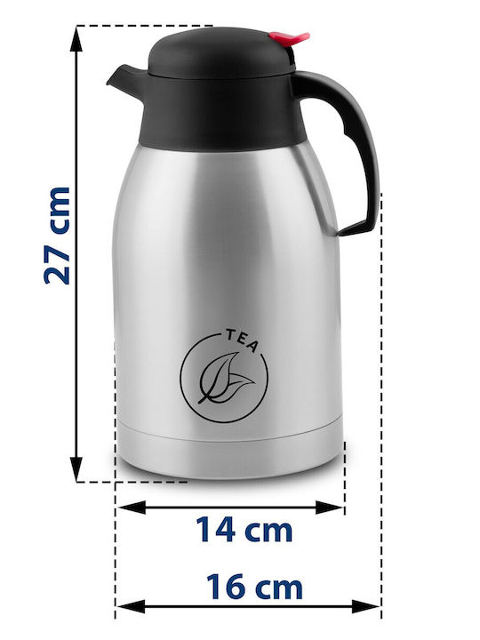 Berdsen Ceainic Inox Gri 2000ml