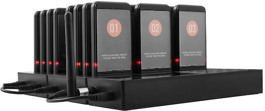 Wireless Ready Order Notification System for Restaurants 998 Channels 24 Devices Vevor Dcpqcqdrcpfxr4k62v2