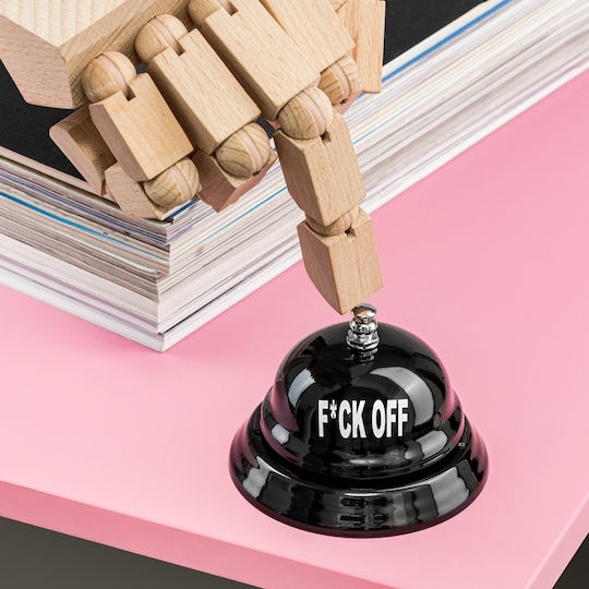 Clopot Metalic "F*ck Off" 8 cm 8.5x6